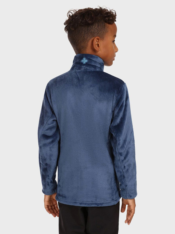 Kilpi Sötétkék fiú fleece cipzáras kapucnis pulóver KILPI ERIN