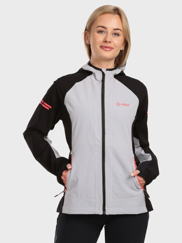 Kilpi Fekete és szürke női sportdzseki Kilpi BALEO