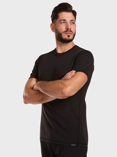 Kilpi Fekete férfi foltos basic póló Kilpi SLOPER