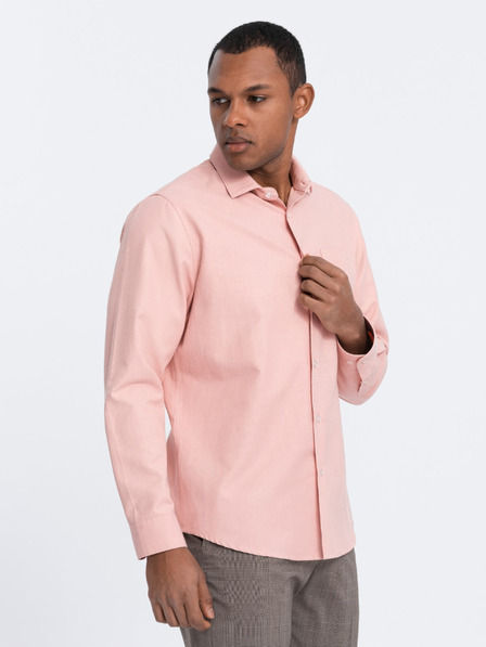 Ombre Clothing Világos rózsaszín férfi Ombre Clothing ing
