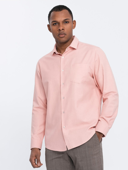 Ombre Clothing Világos rózsaszín férfi Ombre Clothing ing