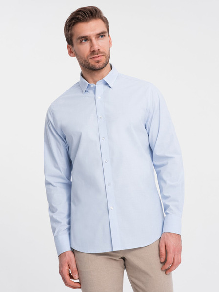 Ombre Clothing Világoskék férfi ing Ombre ruházat
