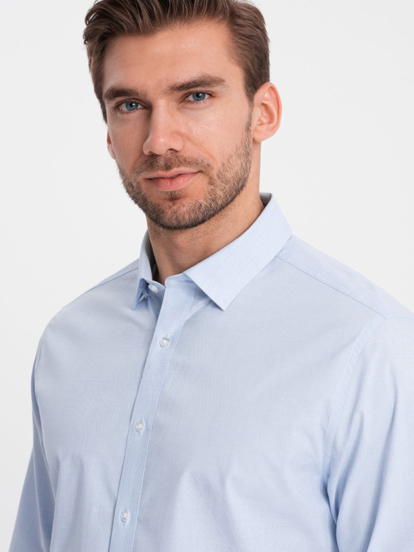 Ombre Clothing Világoskék férfi ing Ombre ruházat
