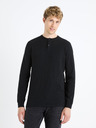 Celio Fekete férfi basic pulóver Celio Fepax