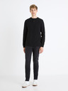 Celio Fekete férfi basic pulóver Celio Fepax