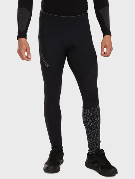 Kilpi Fekete férfi futó leggings Kilpi ALEXO-M
