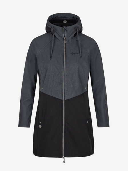 Kilpi Fekete és szürke női softshell kabát Kilpi LASIKA-W