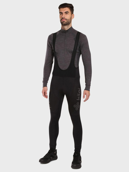 Kilpi Fekete férfi kerékpáros leggings Kilpi MOVI-M
