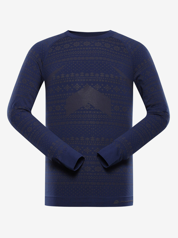 ALPINE PRO Sötétkék férfi funkcionális póló ALPINE PRO Ambos