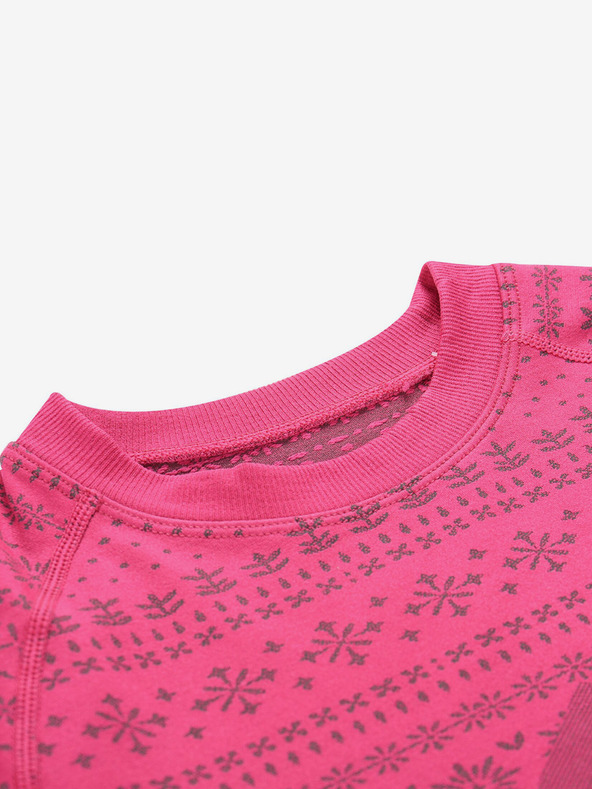 ALPINE PRO Sötét rózsaszínű női funkcionális póló ALPINE PRO Amboso