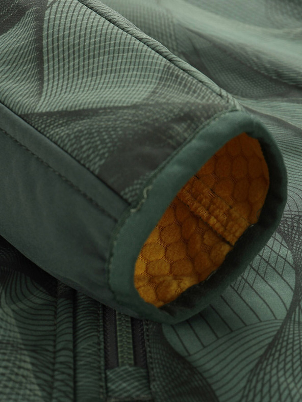 ALPINE PRO Sötétzöld gyerek softshell dzseki ALPINE PRO Hooro