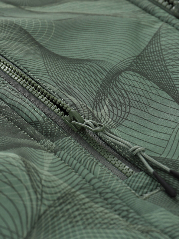 ALPINE PRO Sötétzöld gyerek softshell dzseki ALPINE PRO Hooro