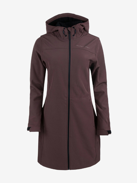 ALPINE PRO Barna női softshell kabát ALPINE PRO Esera