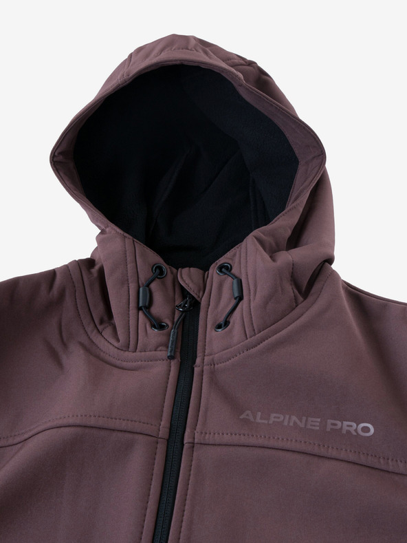 ALPINE PRO Barna női softshell kabát ALPINE PRO Esera