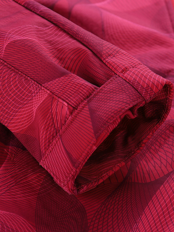 ALPINE PRO Sötét rózsaszín női softshell kabát ALPINE PRO Hoora