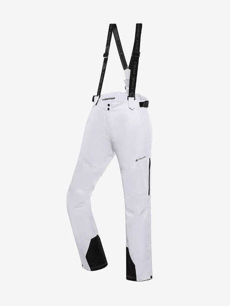 ALPINE PRO Fehér női síelőnadrág ptx membránnal ALPINE PRO Osago ALPINE PRO Osago