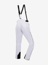 ALPINE PRO Fehér női síelőnadrág ptx membránnal ALPINE PRO Osago ALPINE PRO Osago