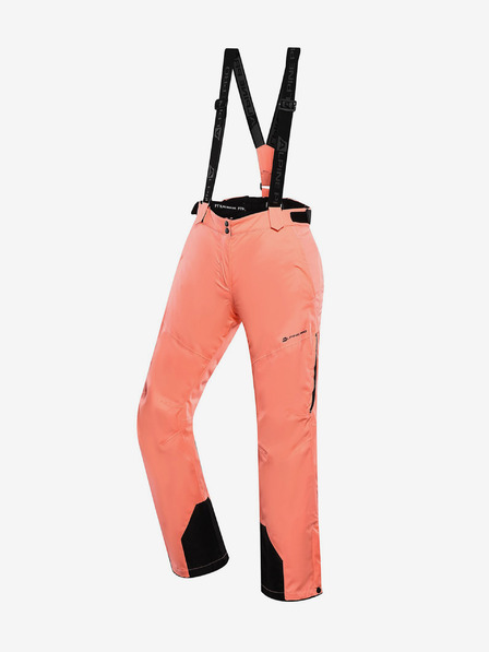 ALPINE PRO Narancssárga női síelőnadrág PTX membránnal ALPINE PRO Osaga ALPINE PRO Osago