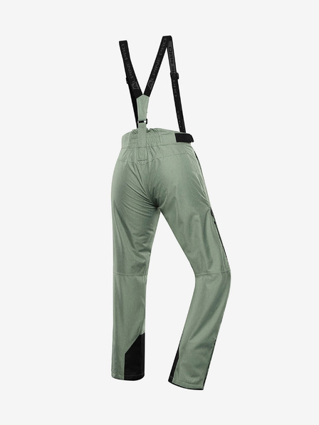 ALPINE PRO Zöld női síelőnadrág membránnal PTX ALPINE PRO Osaga PTX ALPINE PRO Osaga