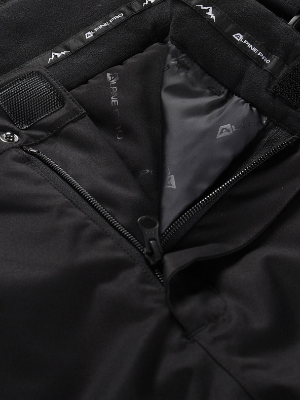 ALPINE PRO Fekete férfi síelőnadrág PTX ALPINE PRO Feler membránnal