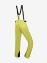 ALPINE PRO Világoszöld férfi síelőnadrág PTX ALPINE PRO Osag membránnal