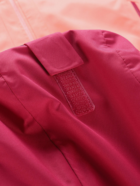 ALPINE PRO Narancssárga és rózsaszínű lány sídzseki PTX ALPINE PRO Reamo membránnal