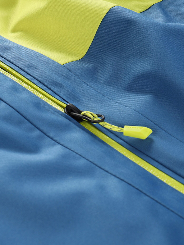 ALPINE PRO Kék-zöld gyermek síelős dzseki PTX ALPINE PRO Reamo membránnal