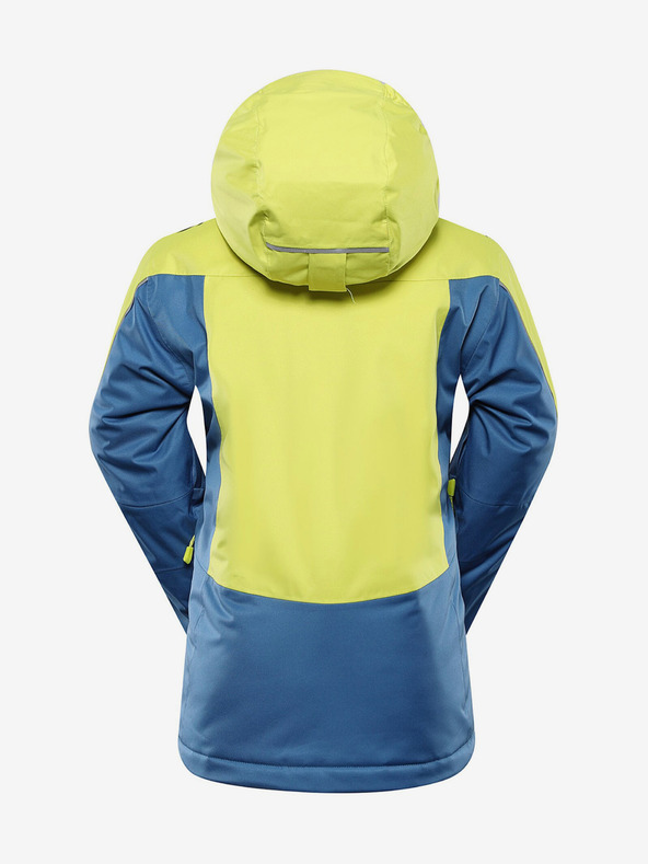 ALPINE PRO Kék-zöld gyermek síelős dzseki PTX ALPINE PRO Reamo membránnal