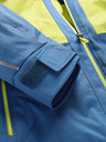 ALPINE PRO Kék-zöld gyermek síelős dzseki PTX ALPINE PRO Reamo membránnal