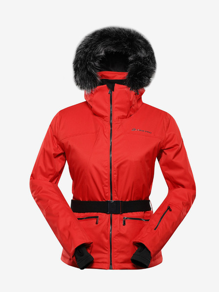 ALPINE PRO Piros női sídzseki membránnal PTX ALPINE PRO Olada PTX ALPINE PRO Olada piros női sídzseki membránnal