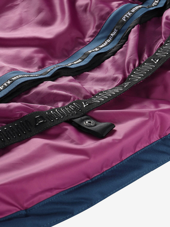 ALPINE PRO Kék-fehér női pehelypaplan sídzseki membránnal PTX ALPINE PRO Feedra