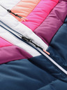 ALPINE PRO Kék-fehér női pehelypaplan sídzseki membránnal PTX ALPINE PRO Feedra