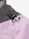 ALPINE PRO Szürke és lila női síkabát membránnal PTX ALPINE PRO Uzera
