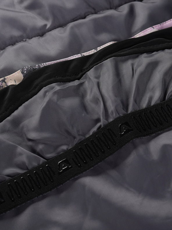 ALPINE PRO Szürke és lila női síkabát membránnal PTX ALPINE PRO Uzera