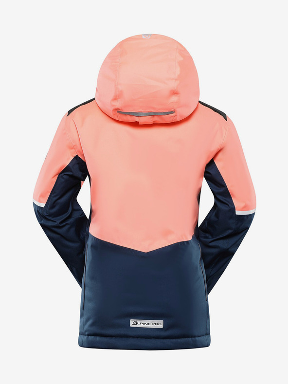 ALPINE PRO Narancssárga gyermek síelős dzseki PTX ALPINE PRO Zaribo membránnal