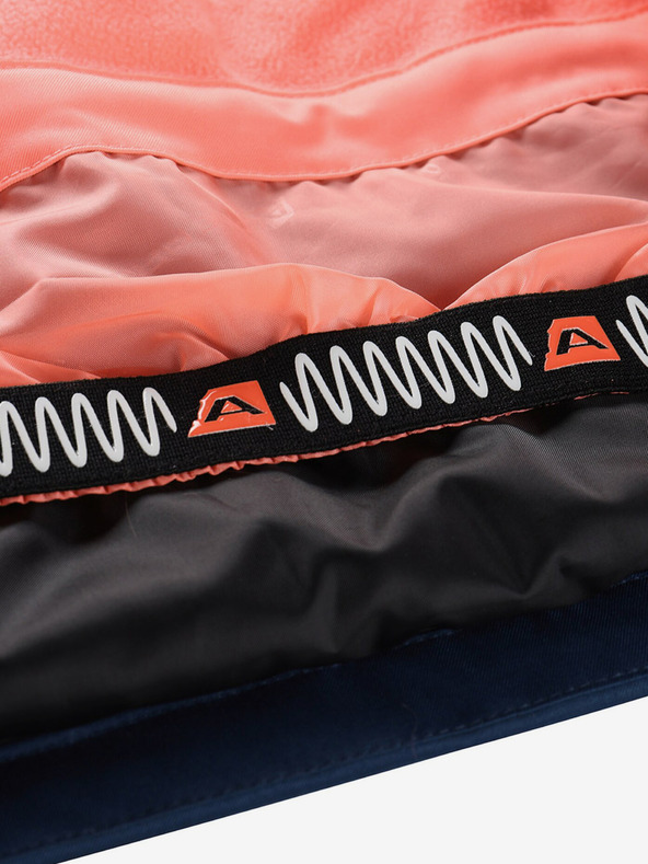 ALPINE PRO Narancssárga gyermek síelős dzseki PTX ALPINE PRO Zaribo membránnal