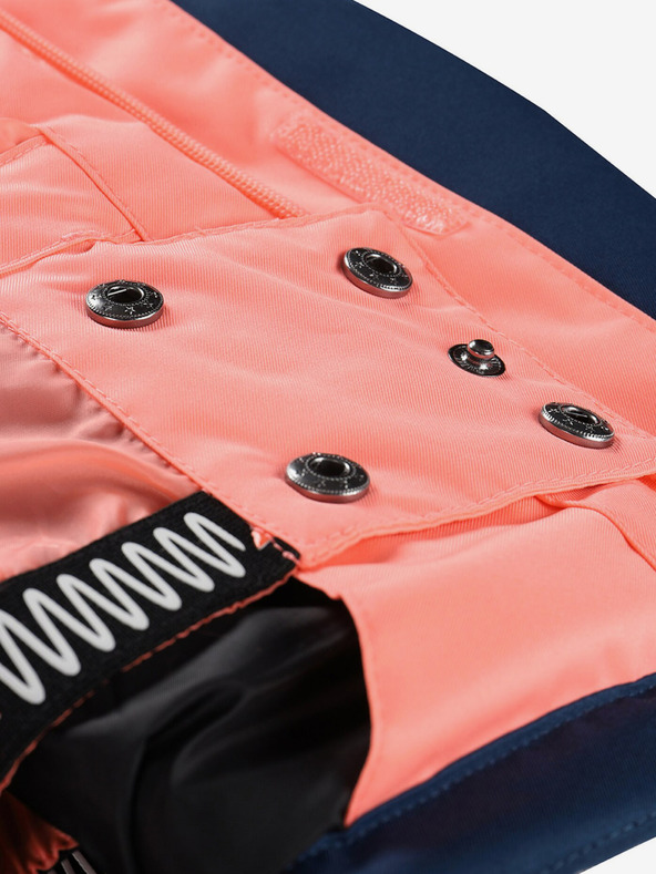 ALPINE PRO Narancssárga gyermek síelős dzseki PTX ALPINE PRO Zaribo membránnal