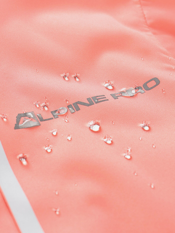 ALPINE PRO Narancssárga gyermek síelős dzseki PTX ALPINE PRO Zaribo membránnal