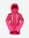 ALPINE PRO Sötét rózsaszínű, membrános lány sí dzseki PTX ALPINE PRO Zaribo membránnal