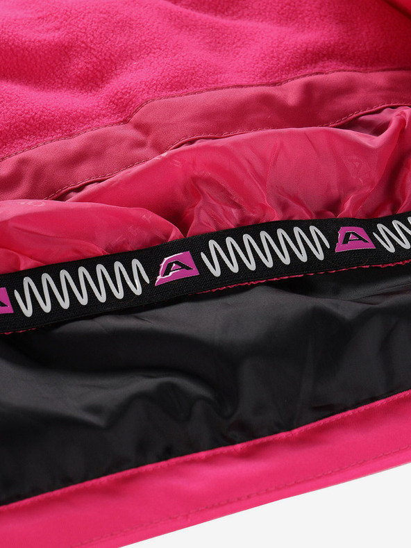 ALPINE PRO Sötét rózsaszínű, membrános lány sí dzseki PTX ALPINE PRO Zaribo membránnal