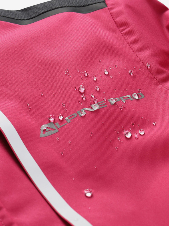 ALPINE PRO Sötét rózsaszínű, membrános lány sí dzseki PTX ALPINE PRO Zaribo membránnal