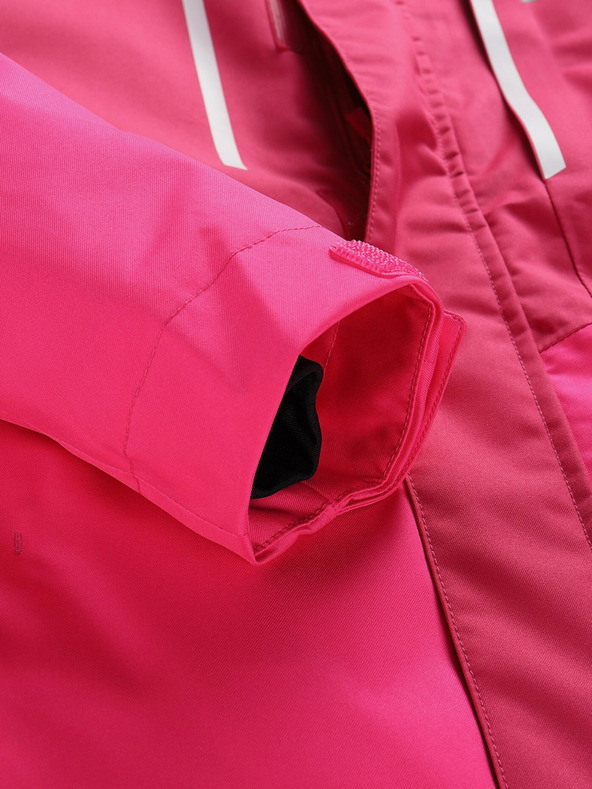 ALPINE PRO Sötét rózsaszínű, membrános lány sí dzseki PTX ALPINE PRO Zaribo membránnal