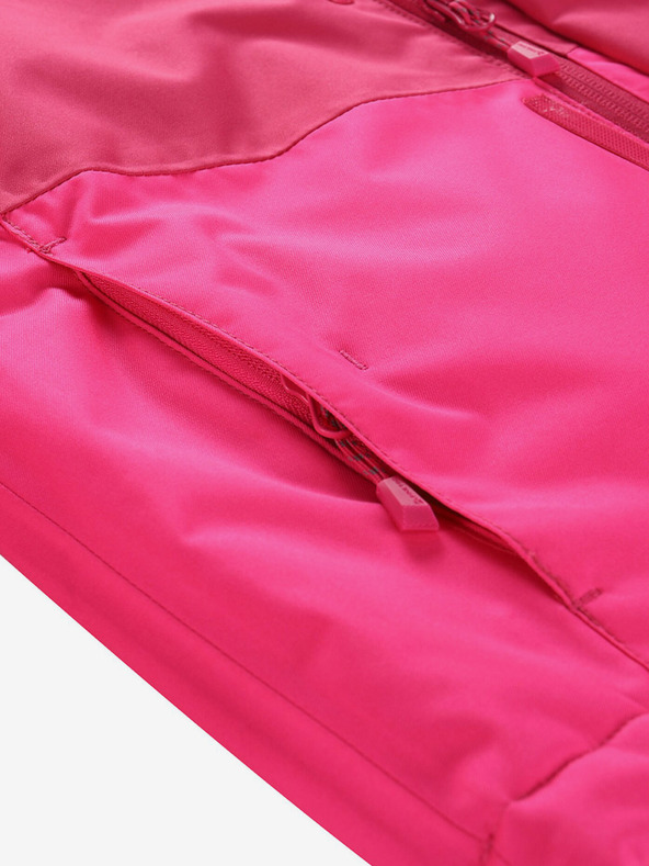 ALPINE PRO Sötét rózsaszínű, membrános lány sí dzseki PTX ALPINE PRO Zaribo membránnal