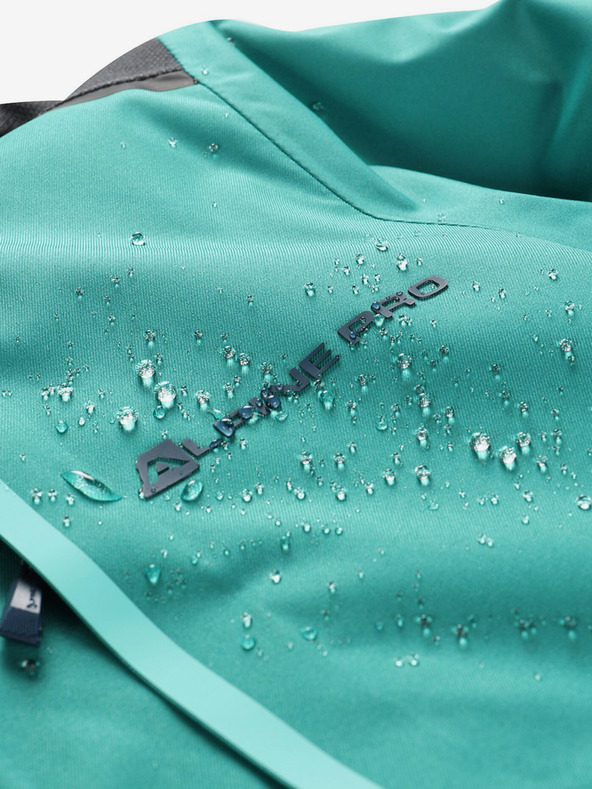 ALPINE PRO Zöld női síkabát membránnal PTX ALPINE PRO Zaribo