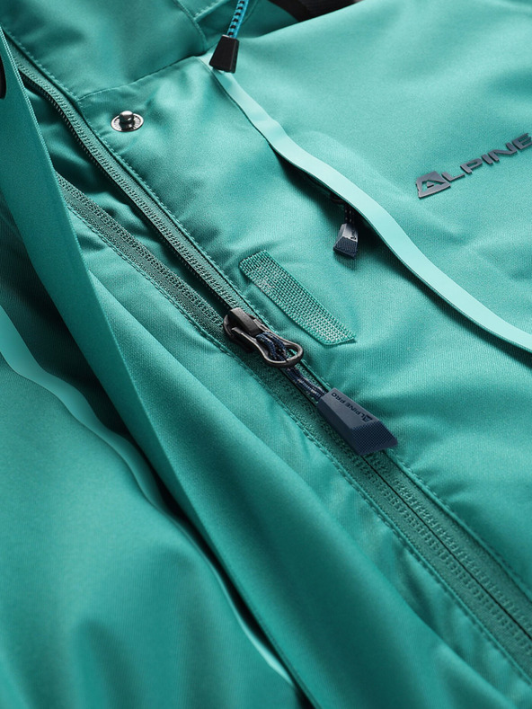 ALPINE PRO Zöld női síkabát membránnal PTX ALPINE PRO Zaribo