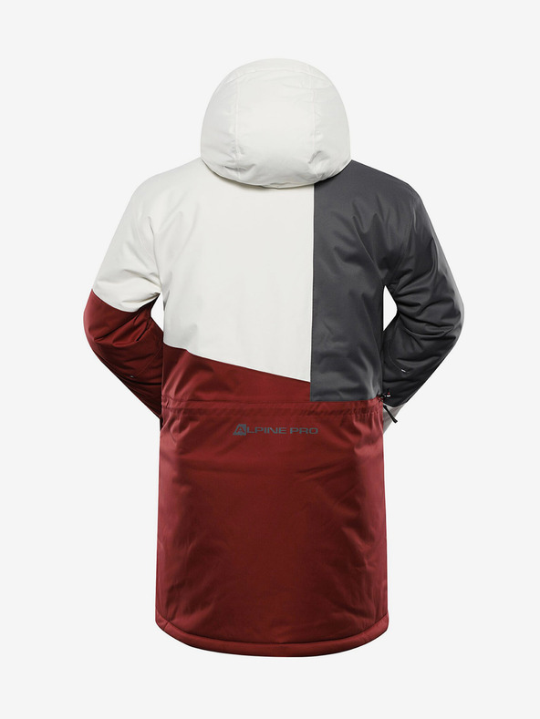 ALPINE PRO Férfi bordó ALPINE PRO Uzer sí dzseki