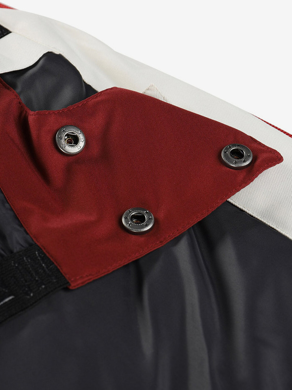 ALPINE PRO Férfi bordó ALPINE PRO Uzer sí dzseki