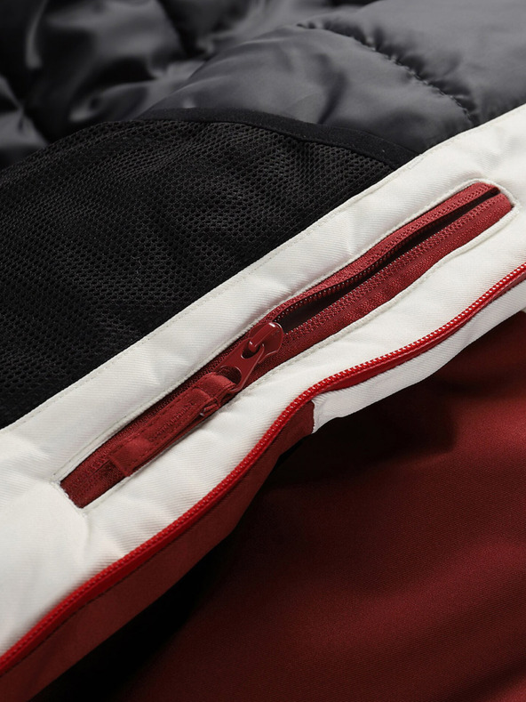 ALPINE PRO Férfi bordó ALPINE PRO Uzer sí dzseki