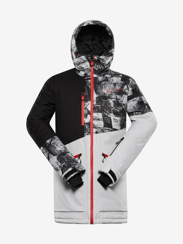 ALPINE PRO ALPINE PRO Uzer szürke férfi sí dzseki ALPINE PRO Uzer