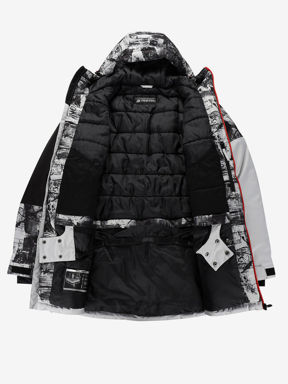 ALPINE PRO ALPINE PRO Uzer szürke férfi sí dzseki ALPINE PRO Uzer